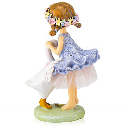 Фигурка интерьерная Princess with a swan 17.5 см Lefard AL117964