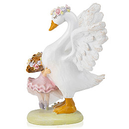 Фигурка интерьерная Embrace with a swan 16.5 см Lefard AL117965