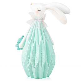Фигурка интерьерная Rabbit in turquoise 18 см Lefard AL117970