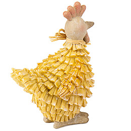 Фигурка интерьерная Yellow hen 17 см Lefard AL117974