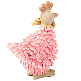 Фигурка интерьерная Pink hen 14 см Lefard AL117975