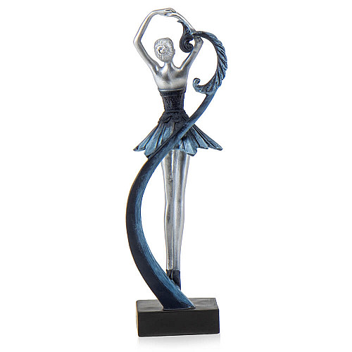 Фігурка інтер'єрна Swan lake 32 см ArtDeco AL117984
