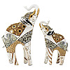 Фігурка інтер'єрна Elephant with baby elephant 28 см ArtDeco AL117988