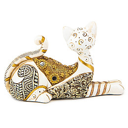 Фигурка интерьерная Golden cat 22 см ArtDeco AL117991