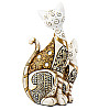 Фігурка інтер'єрна Cat with a kitten 27 см ArtDeco AL117993