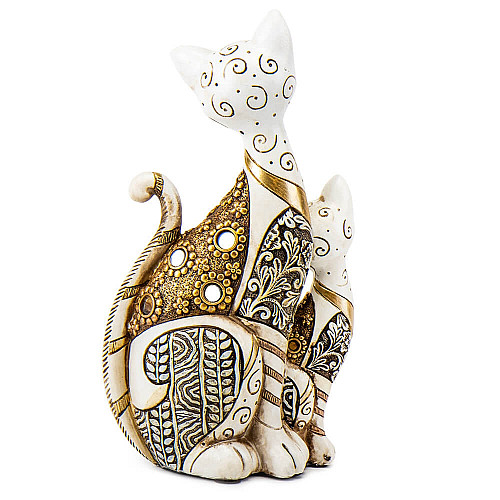 Фігурка інтер'єрна Cat with a kitten 27 см ArtDeco AL117993