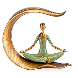 Фігурка інтер'єрна Girl in the lotus position 27 см ArtDeco AL117996