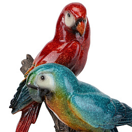 Фигурка интерьерная Parrots Macaw 26 см ArtDeco AL117999