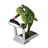 Фігурка інтер'єрна Frog on the simulator 16 см ArtDeco AL118000