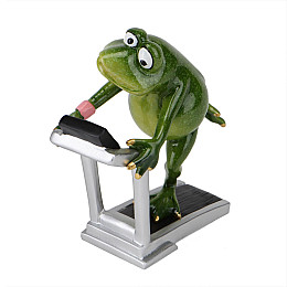 Фігурка інтер'єрна Frog on the simulator 16 см ArtDeco AL118000