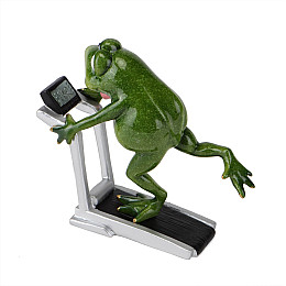 Фигурка интерьерная Frog on the simulator 16 см ArtDeco AL118000