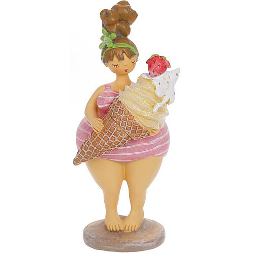 Фигурка интерьерная Cynthia with Ice Cream 9.5x9x22 см Bona DP118175