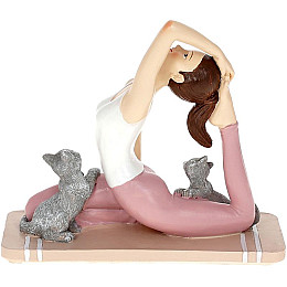 Фигурка интерьерная Exercise with Cats 16x7x14 см Bona DP118179