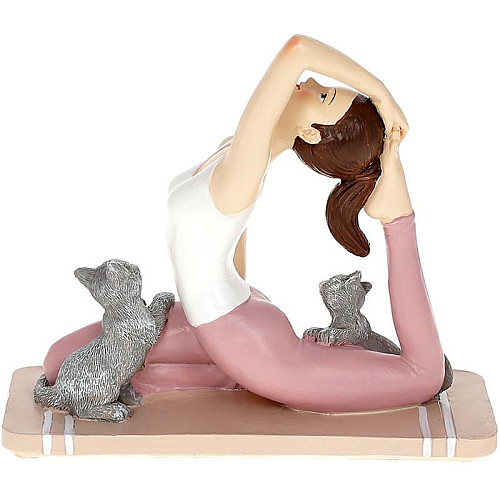 Фігурка інтер'єрна Exercise with Cats 16x7x14 см Bona DP118179