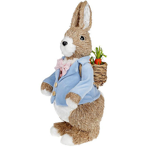 Фігурка інтер'єрна Bunny with a basket 24x22x40 см Bona DP118200
