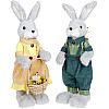 Фигурка интерьерная Rabbit in suspenders 20x16x59 см Bona DP118203