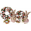 Декоративний вінок підвісний Scarlet Flowers Ø24cm Bona DP118228