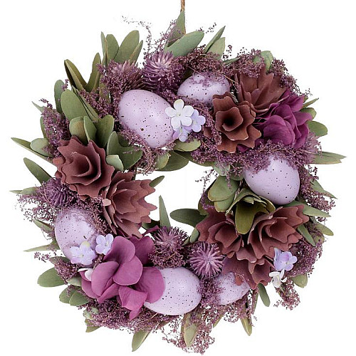 Декоративний вінок підвісний Lavender Ø24cm Bona DP118244
