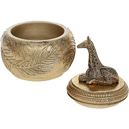 Шкатулка 11.5х11.5х13.5см Gold Африка Bona DP118499