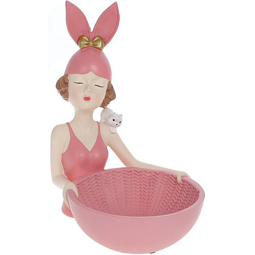 Підставка для біжутерії 17х19х23см Pink Дівчинка-Зайчик Bona DP118502
