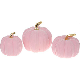 Фігурка інтер'єрна 15х15х11.5 см Pink-Gold Pumpkin Bona DP118517