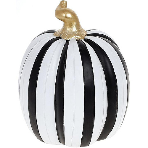 Фігурка інтер'єрна Bona Тиква 15х15х19 см White-Black DP118564