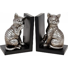 Книжний інтер'єрний тримач Bona Cats 25х9х17 см Сталевий DP119970