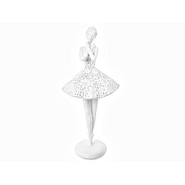 Интерьерная статуэтка Lefard Ballerina 33.5 см White AL120201
