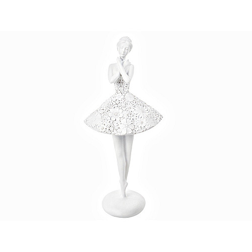 Інтер'єрна статуетка Lefard Ballerina 33.5 см White AL120201
