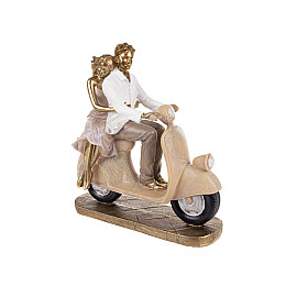 Інтер'єрна статуетка Lefard Love Gold 22.5 см Золотистий AL120202