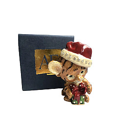 Ларец-Статуэтка Lefard Cute Tiger 6х6х5.5 см Оранжевый (AL186456)