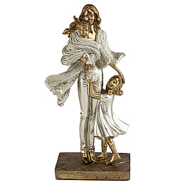 Фигурка декоративная Lefard Maternal care 25x12x8 cm Золотистый (AL186614)