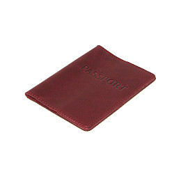 Обкладинка на паспорт DNK Leather Паспорт-H col.L 15,5*9,8 см Бордова