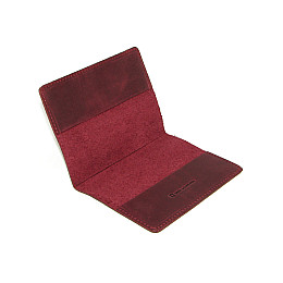 Обкладинка на паспорт DNK Leather Паспорт-H col.L 15,5*9,8 см Бордова