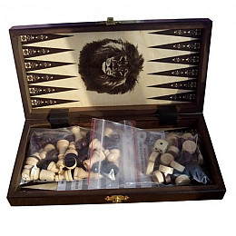 Комплект Madon шахматы/шашки/нарды малые 26.5х26.5 cм (с-142)