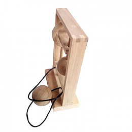 Дерев'яна головоломка Круть Верть Замок 16.5х11х8 см (nevg-0042)