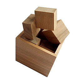 Дерев'яна головоломка Круть Верть Гала куб 6.5х7х7 см (nevg-0024)