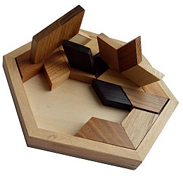 Дерев'яна головоломка Круть Верть Мітсубісі 2х19х17 см (nevg-0025)