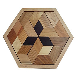 Дерев'яна головоломка Круть Верть Мітсубісі 2х19х17 см (nevg-0025)