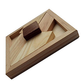 Дерев'яна головоломка Круть Верть Чорний квадрат великий 2х12х12 см (nevg-0033)