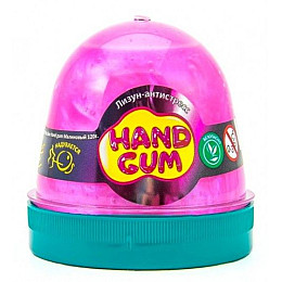 Лізун-антистрес Hand gum 120 г малиновий MiC (80104)