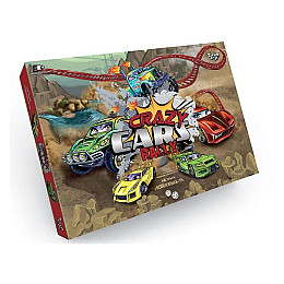 Настільна розважальна гра Crazy Cars Rally Dankotoys (DTG93R)