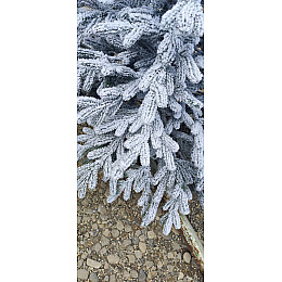 Штучна новорічна виливна ялинка Happy New Year Венська 180 см Засніжена