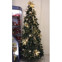 Гирлянда-пучок электрическая Led Конский хвост 300 светодиодов 10 нитей 3 м по 30 диодов статический режим Теплый белый