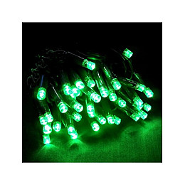 Светодиодная гирлянда электрическая Led 100 светодиодов с контроллером Зеленый
