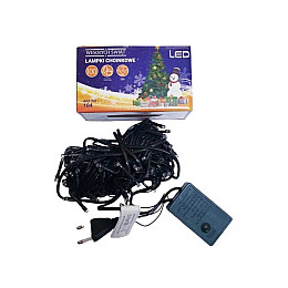 Светодиодная гирлянда электрическая Led 100 светодиодов с контроллером Зеленый