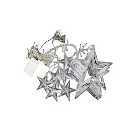 Xmas гірлянда Xmas STAR CURTAIN 12M MULTI Зірки Мультикольорові