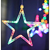 Xmas гирлянда Xmas STAR CURTAIN 12M MULTI Звезды Мультицветные