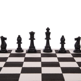 Шахматные фигуры пластиковые с тканевым полотном для игр SP-Sport P401 (SK001022)