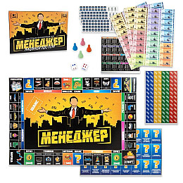 Настольная экономическая игра Менеджер укр Strateg (30342)